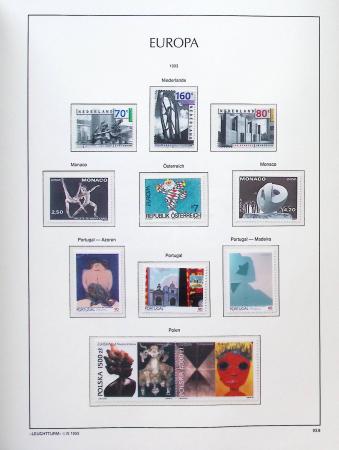 1956-2011, Collection d'Europa en 6 volumes Leuchtturm,