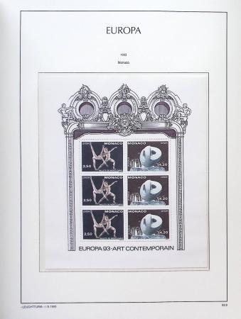1956-2011, Collection d'Europa en 6 volumes Leuchtturm,