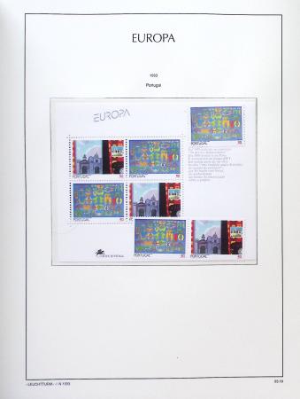 1956-2011, Collection d'Europa en 6 volumes Leuchtturm,
