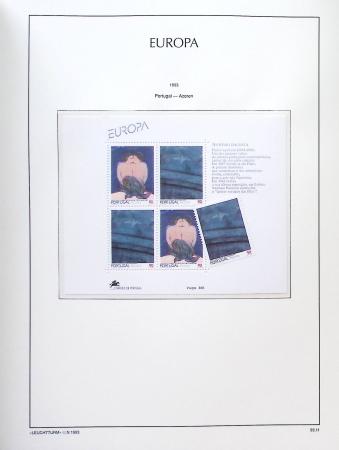 1956-2011, Collection d'Europa en 6 volumes Leuchtturm,