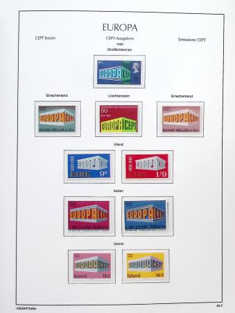 1956-2011, Collection d'Europa en 6 volumes Leuchtturm,
