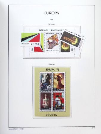 1956-2011, Collection d'Europa en 6 volumes Leuchtturm,