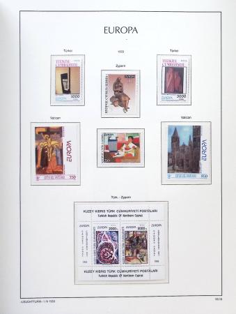 1956-2011, Collection d'Europa en 6 volumes Leuchtturm,