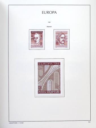 1956-2011, Collection d'Europa en 6 volumes Leuchtturm,