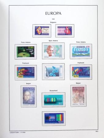1956-2011, Collection d'Europa en 6 volumes Leuchtturm,