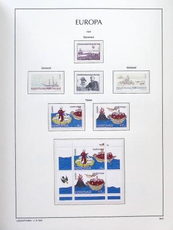 1956-2011, Collection d'Europa en 6 volumes Leuchtturm,