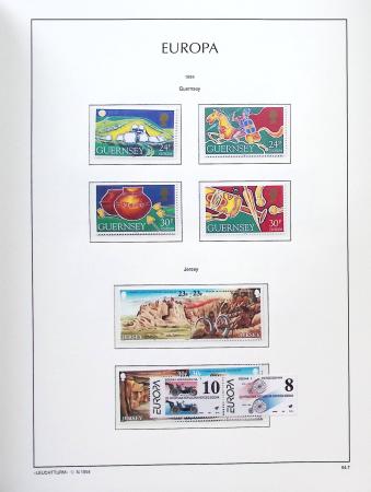 1956-2011, Collection d'Europa en 6 volumes Leuchtturm,