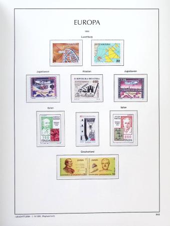 1956-2011, Collection d'Europa en 6 volumes Leuchtturm,