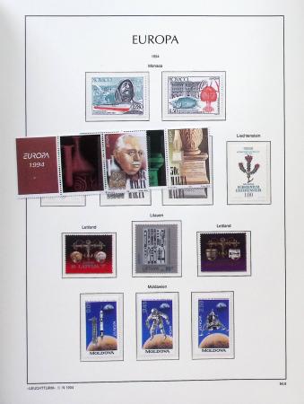 1956-2011, Collection d'Europa en 6 volumes Leuchtturm,