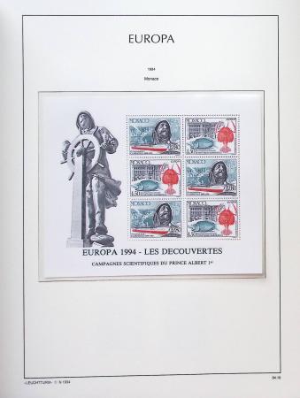 1956-2011, Collection d'Europa en 6 volumes Leuchtturm,