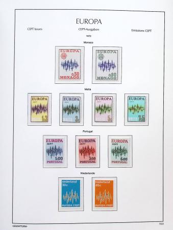 1956-2011, Collection d'Europa en 6 volumes Leuchtturm,