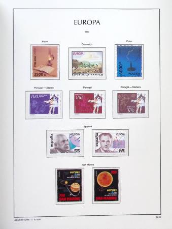 1956-2011, Collection d'Europa en 6 volumes Leuchtturm,
