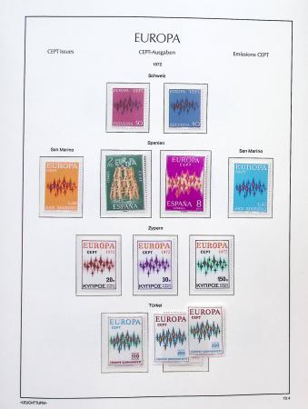 1956-2011, Collection d'Europa en 6 volumes Leuchtturm,