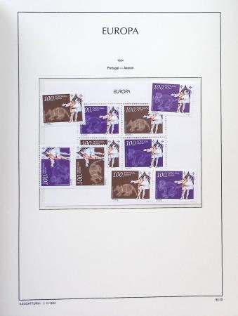 1956-2011, Collection d'Europa en 6 volumes Leuchtturm,