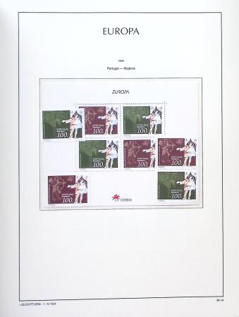 1956-2011, Collection d'Europa en 6 volumes Leuchtturm,