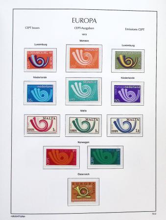 1956-2011, Collection d'Europa en 6 volumes Leuchtturm,