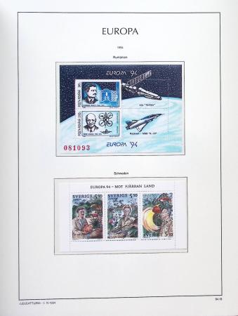 1956-2011, Collection d'Europa en 6 volumes Leuchtturm,