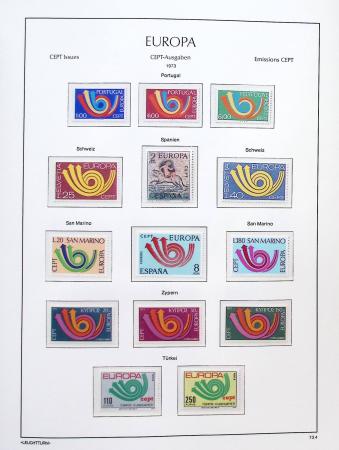 1956-2011, Collection d'Europa en 6 volumes Leuchtturm,