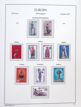 1956-2011, Collection d'Europa en 6 volumes Leuchtturm,