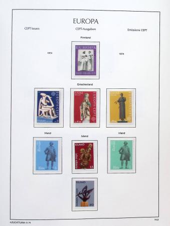 1956-2011, Collection d'Europa en 6 volumes Leuchtturm,