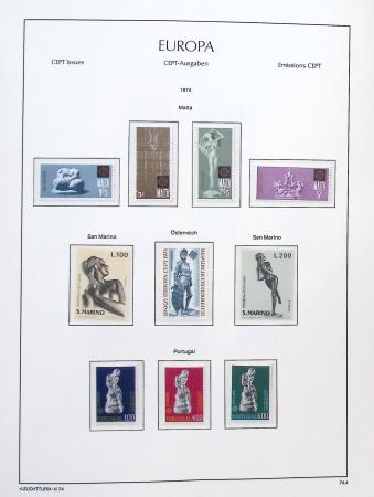 1956-2011, Collection d'Europa en 6 volumes Leuchtturm,