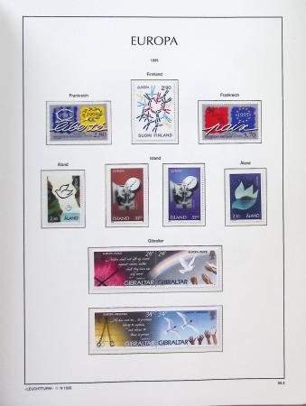 1956-2011, Collection d'Europa en 6 volumes Leuchtturm,