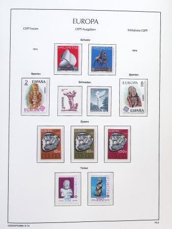 1956-2011, Collection d'Europa en 6 volumes Leuchtturm,
