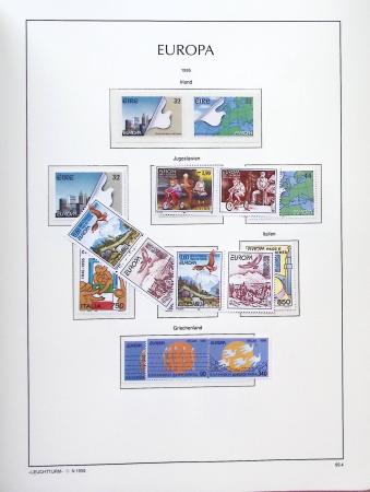 1956-2011, Collection d'Europa en 6 volumes Leuchtturm,