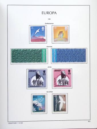 1956-2011, Collection d'Europa en 6 volumes Leuchtturm,