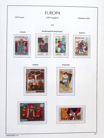 1956-2011, Collection d'Europa en 6 volumes Leuchtturm,
