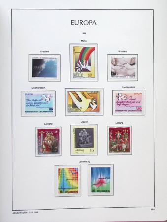 1956-2011, Collection d'Europa en 6 volumes Leuchtturm,