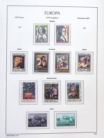 1956-2011, Collection d'Europa en 6 volumes Leuchtturm,
