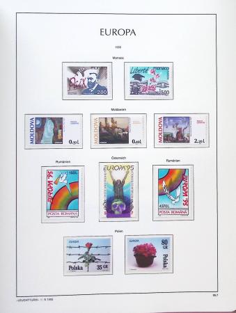 1956-2011, Collection d'Europa en 6 volumes Leuchtturm,