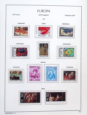 1956-2011, Collection d'Europa en 6 volumes Leuchtturm,