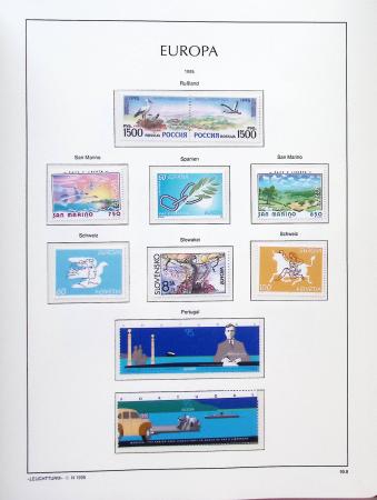 1956-2011, Collection d'Europa en 6 volumes Leuchtturm,