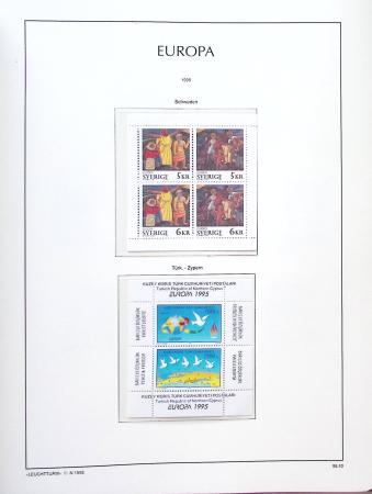 1956-2011, Collection d'Europa en 6 volumes Leuchtturm,