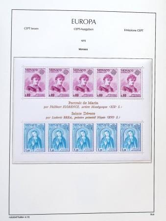 1956-2011, Collection d'Europa en 6 volumes Leuchtturm,