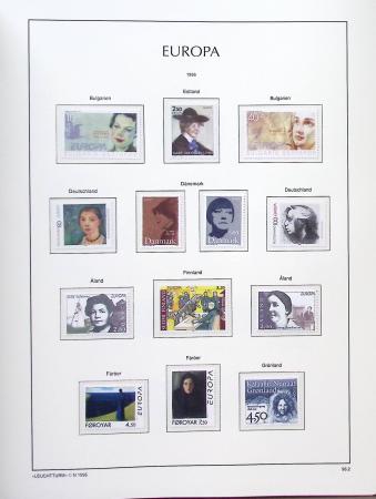 1956-2011, Collection d'Europa en 6 volumes Leuchtturm,