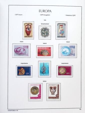 1956-2011, Collection d'Europa en 6 volumes Leuchtturm,