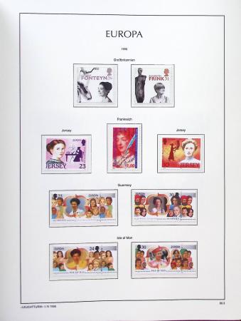 1956-2011, Collection d'Europa en 6 volumes Leuchtturm,