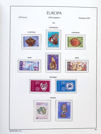 1956-2011, Collection d'Europa en 6 volumes Leuchtturm,
