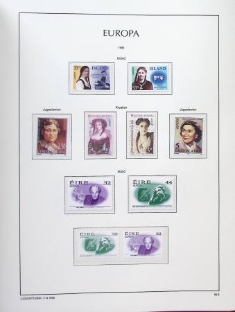 1956-2011, Collection d'Europa en 6 volumes Leuchtturm,