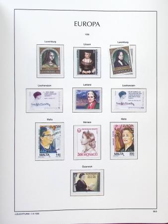 1956-2011, Collection d'Europa en 6 volumes Leuchtturm,