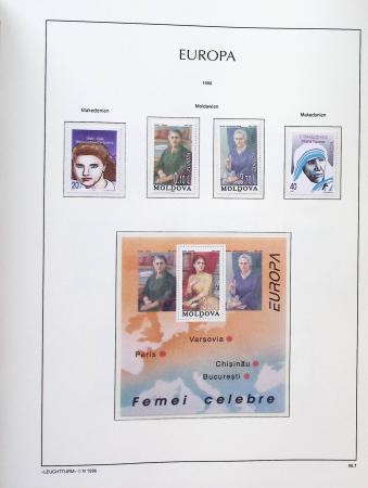 1956-2011, Collection d'Europa en 6 volumes Leuchtturm,