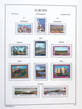 1956-2011, Collection d'Europa en 6 volumes Leuchtturm,