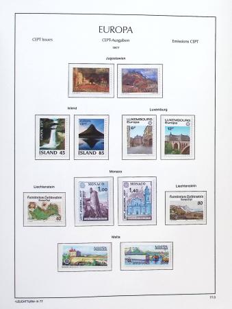 1956-2011, Collection d'Europa en 6 volumes Leuchtturm,