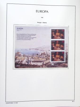 1956-2011, Collection d'Europa en 6 volumes Leuchtturm,