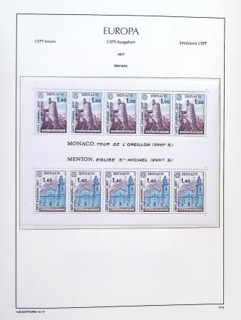 1956-2011, Collection d'Europa en 6 volumes Leuchtturm,