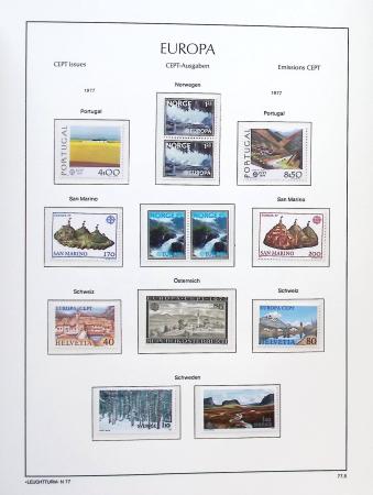 1956-2011, Collection d'Europa en 6 volumes Leuchtturm,