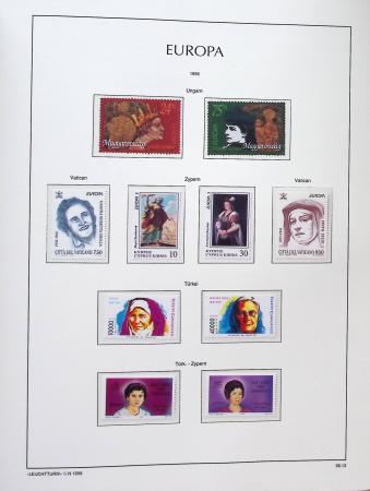 1956-2011, Collection d'Europa en 6 volumes Leuchtturm,